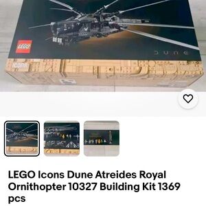 Legos ICONS Dune Royal Atriedes ornithopter